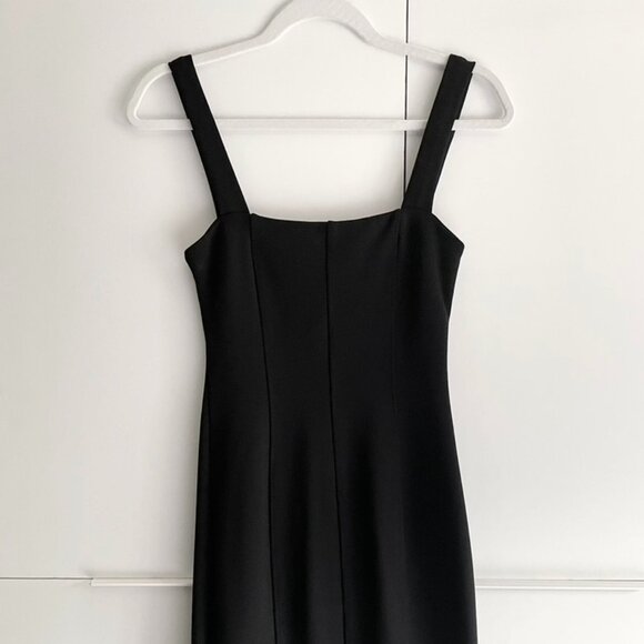 🚨4/$10🚨H&M Seamed Black Bodycon Dress - Picture 2 of 7